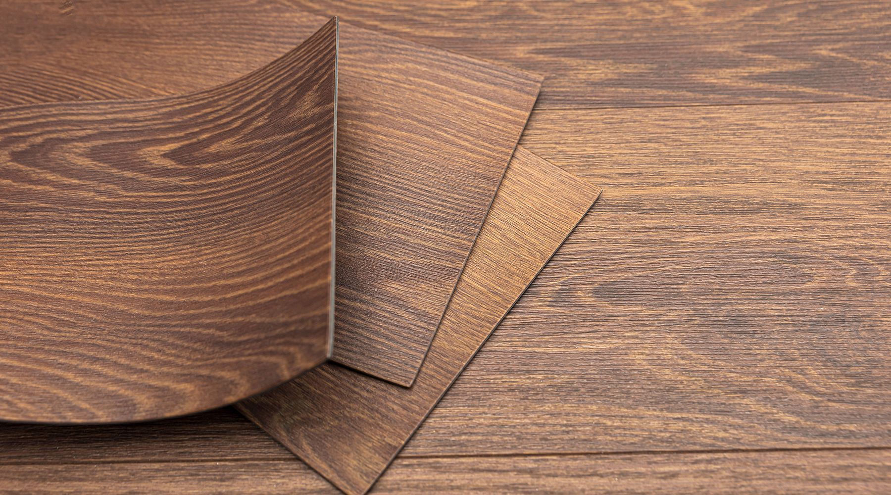 Glued down luxury vinyl tile in a modern office