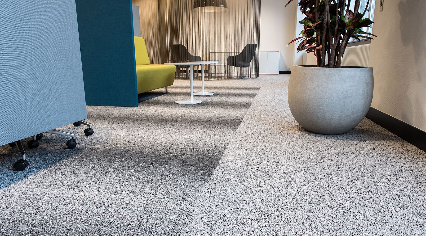 Indoor outdoor carpet on a covered porch