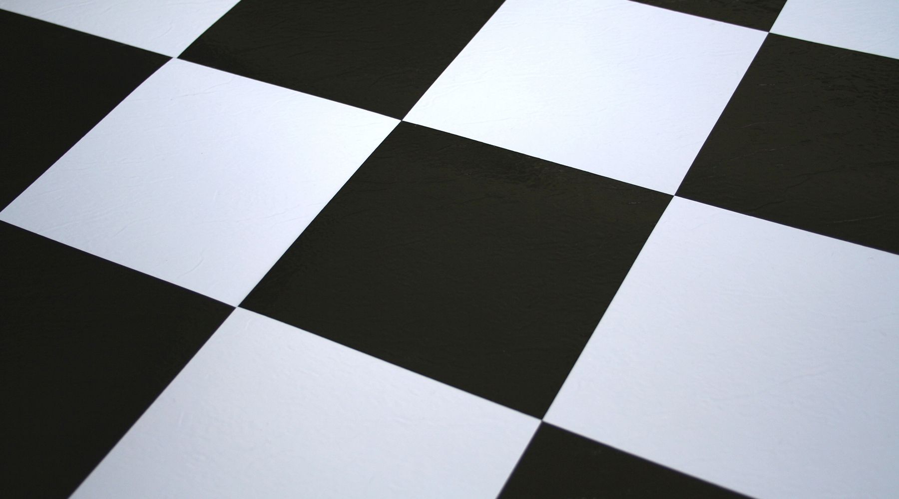 Vinyl composition tile flooring in a commercial corridor
