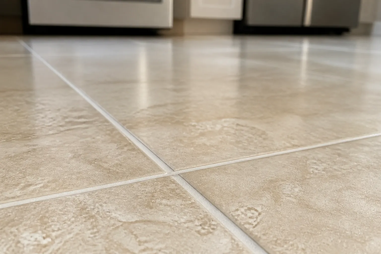 X Tile Grout Close